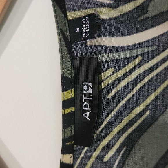 Apt 9nStylish Green and Black Women's Dress - Picture 2 of 4